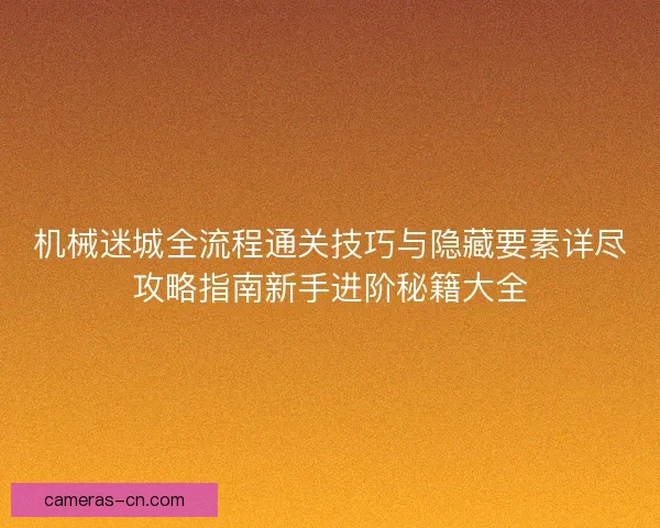 机械迷城全流程通关技巧与隐藏要素详尽攻略指南新手进阶秘籍大全