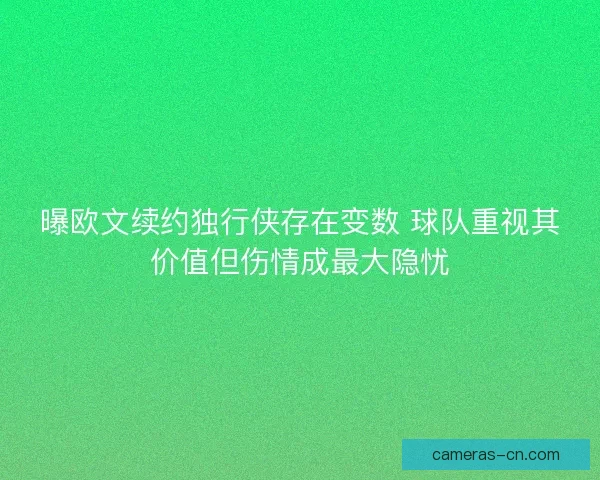 曝欧文续约独行侠存在变数 球队重视其价值但伤情成最大隐忧